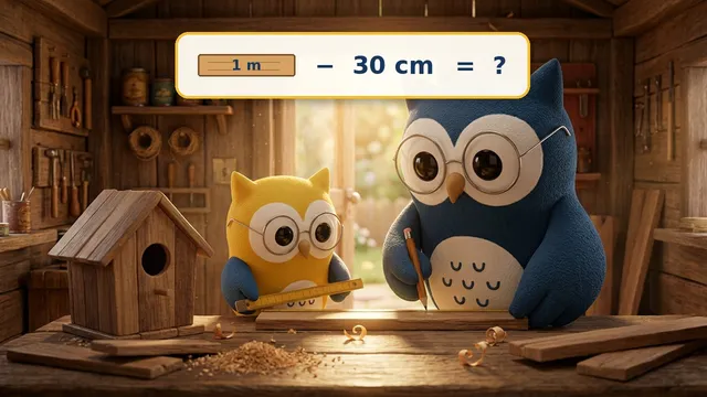 Rechengeschichte: Meter und Zentimeter